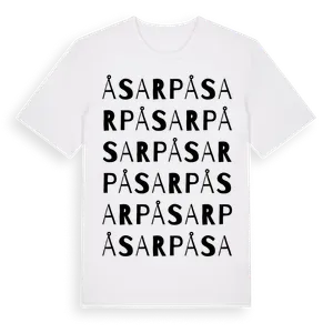 Åsarp ordlek t-shirt – ekologisk bomull t-shirt från Pinshirt