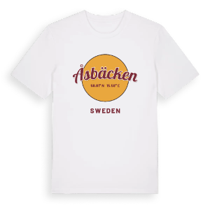 Åsbäcken cirkel t-shirt – ekologisk bomull t-shirt från Pinshirt