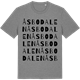 Mid Heather Gray t-shirt med Åsbodalen ordlek t-shirt