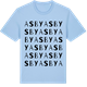 Blue Soul t-shirt med Asby ordlek t-shirt