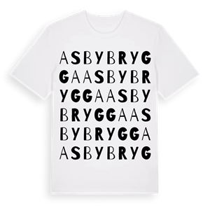 Asby brygga ordlek t-shirt – ekologisk bomull t-shirt från Pinshirt