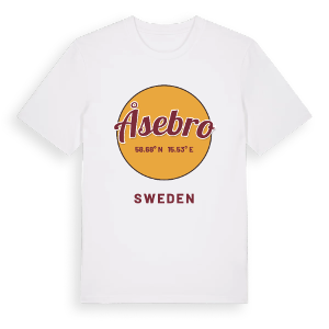Åsebro cirkel t-shirt – ekologisk bomull t-shirt från Pinshirt