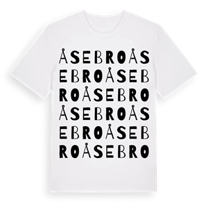 Åsebro ordlek t-shirt – ekologisk bomull t-shirt från Pinshirt