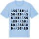 Blue Soul t-shirt med Åsgårda ordlek t-shirt