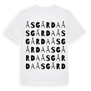 Åsgårda ordlek t-shirt – ekologisk bomull t-shirt från Pinshirt