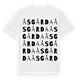 Åsgårda ordlek t-shirt