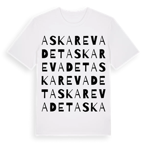 Askarevadet ordlek t-shirt – ekologisk bomull t-shirt från Pinshirt