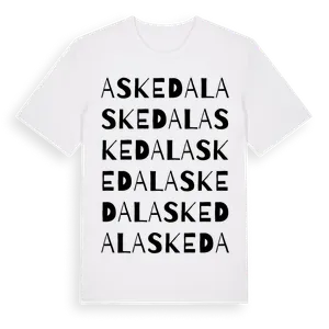 Askedal ordlek t-shirt – ekologisk bomull t-shirt från Pinshirt