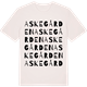 Vintage White t-shirt med Askegården ordlek t-shirt