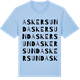 Blue Soul t-shirt med Askersund ordlek t-shirt