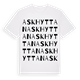 Askhyttan ordlek t-shirt