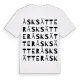 Åsksätter ordlek t-shirt