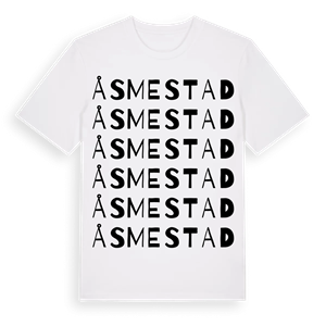 Åsmestad ordlek t-shirt – ekologisk bomull t-shirt från Pinshirt