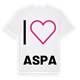 Jag älskar Aspa t-shirt stort tryck