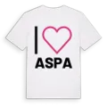 Jag älskar Aspa t-shirt stort tryck