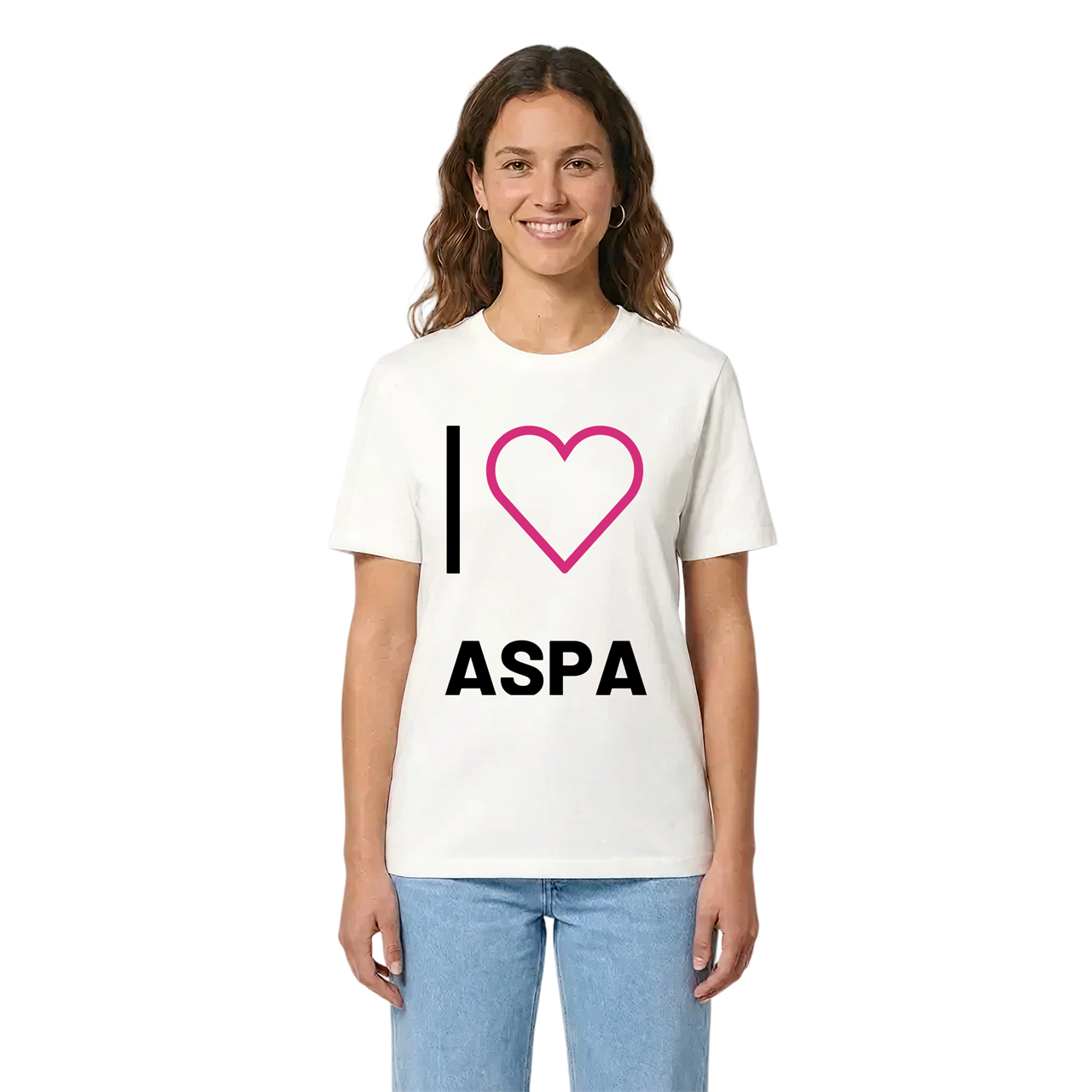 Jag älskar Aspa t-shirt stort tryck i miljö