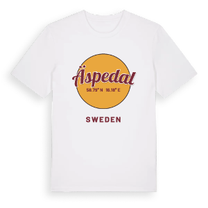 Äspedal cirkel t-shirt – ekologisk bomull t-shirt från Pinshirt