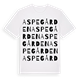 Aspegården ordlek t-shirt
