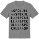 Mid Heather Gray t-shirt med Aspekulla ordlek t-shirt