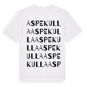 Aspekulla ordlek t-shirt – ekologisk bomull t-shirt från Pinshirt