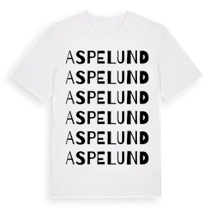 Aspelund ordlek t-shirt – ekologisk bomull t-shirt från Pinshirt