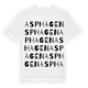 Asphagen ordlek t-shirt