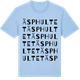 Blue Soul t-shirt med Äsphultet ordlek t-shirt