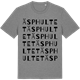 Mid Heather Gray t-shirt med Äsphultet ordlek t-shirt
