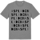 Mid Heather Gray t-shirt med Aspliden ordlek t-shirt