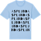 Blue Soul t-shirt med Asplund ordlek t-shirt