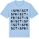 Blue Soul t-shirt med Aspnäset ordlek t-shirt