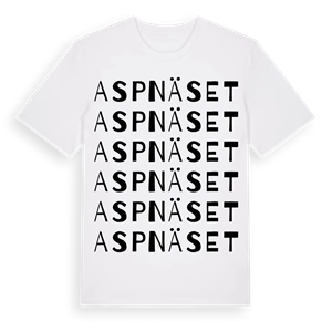 Aspnäset ordlek t-shirt – ekologisk bomull t-shirt från Pinshirt