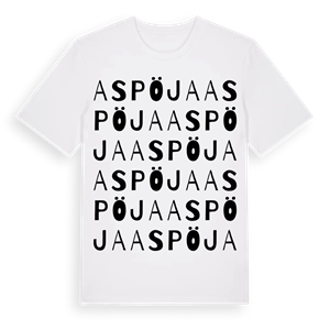 Aspöja ordlek t-shirt – ekologisk bomull t-shirt från Pinshirt
