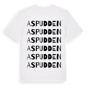 Aspudden ordlek t-shirt – ekologisk bomull t-shirt från Pinshirt