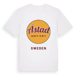 Åstad cirkel t-shirt – ekologisk bomull t-shirt från Pinshirt
