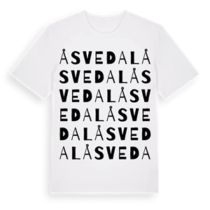 Åsvedal ordlek t-shirt – ekologisk bomull t-shirt från Pinshirt
