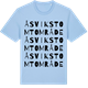 Blue Soul t-shirt med Åsviks tomtområde ordlek t-shirt