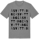 Mid Heather Gray t-shirt med Åsvittinge ordlek t-shirt
