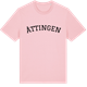 Pink Cotton t-shirt med Åttingen böjd t-shirt