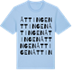 Blue Soul t-shirt med Åttingen ordlek t-shirt