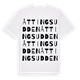 Åttingsudden ordlek t-shirt