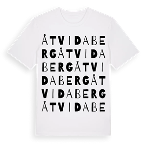 Åtvidaberg ordlek t-shirt – ekologisk bomull t-shirt från Pinshirt