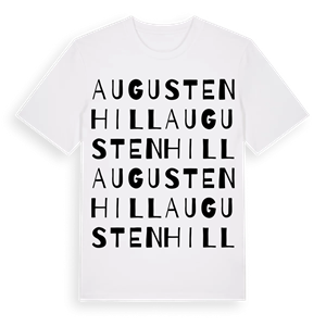 Augustenhill ordlek t-shirt – ekologisk bomull t-shirt från Pinshirt