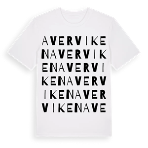 Averviken ordlek t-shirt – ekologisk bomull t-shirt från Pinshirt
