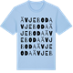 Blue Soul t-shirt med Ävjeboda ordlek t-shirt