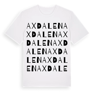 Axdalen ordlek t-shirt – ekologisk bomull t-shirt från Pinshirt