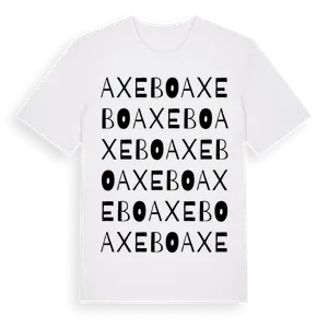 Axebo ordlek t-shirt – ekologisk bomull t-shirt från Pinshirt
