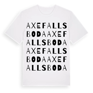 Axefallsboda ordlek t-shirt – ekologisk bomull t-shirt från Pinshirt