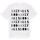 Axefallsboda ordlek t-shirt