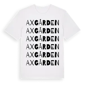 Axgården ordlek t-shirt – ekologisk bomull t-shirt från Pinshirt